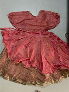 Girls&#39; Ethnic Dress with Shrug