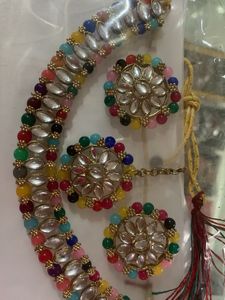 Colorful Kundan Jewelry Set