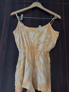 H&amp;M Orange Playsuit