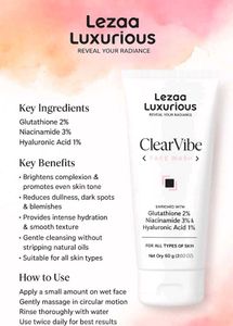 Lezaa Luxurious ClearVibe Face Wash