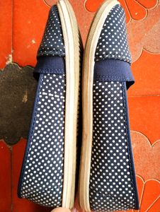 Blue Slip-On Loafers Size 8