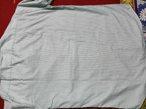 LessUsed LightOliveGreen WithWhiteSripes Shirt