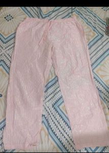 Pink Sparkle Pajama And Compact Combo