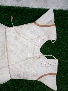 White  Colour Dress Gown 🤩❤️