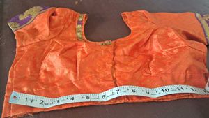 Orange Saree Blouse