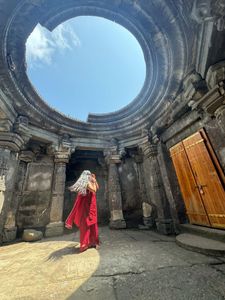 Red Embroidered Kurta Set