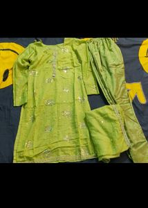 💯🔥✨ Today&#39;s Sale Mehndi Kurta Set 💚
