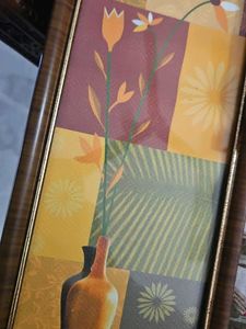 Framed Floral Artwork