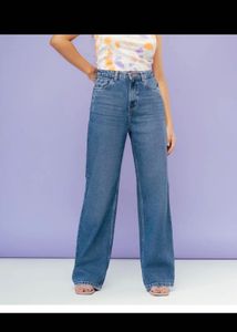 blue baggy jeans