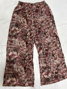 Floral Heavy Work Kurti &amp; Palazzo Set