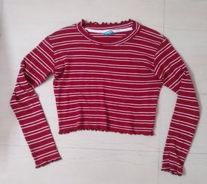 Full Sleeve Red Top