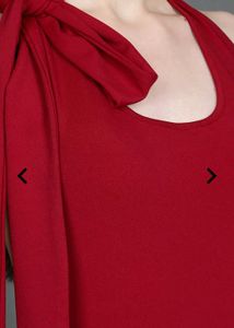 Neck Shoulder Tie-Up Backless Bodysuit