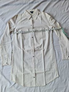 Striped Tunic Shirt With Straight Pant