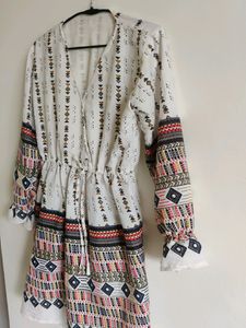 💖💖White Printed 👗