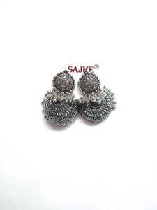 oxidized big and beautiful jhumki