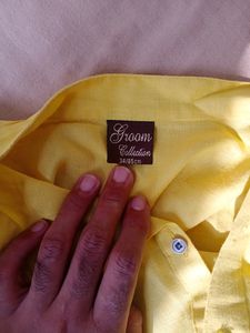 YELLOW KURTA(SIZE-S)