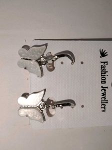 Crystal Butterfly Earrings