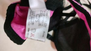 Pink &amp; Black Bra