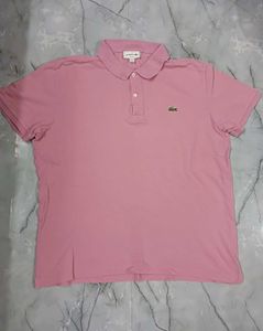 Pink Lacoste Polo Shirt 💎