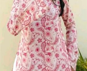Paisley Print Tunic Top