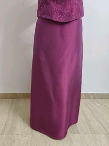Elegant Purple Two-Piece Set