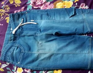 Ladies Denim Jogger Cargo