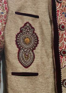 Khaki Sherwani