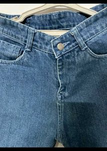 blue straight jeans