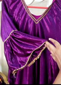 Elegant Purple Kurta Set
