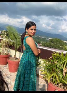 It’s Sea Green Soft Padded Dress/ Kurti