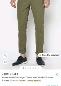 John Miller Formal Trousers For Men