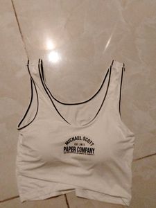 Micheal Scott Tank Top White