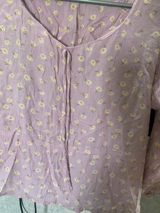 Pink Floral Top
