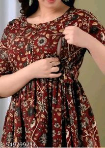 Maternity Cotton Gown for Women