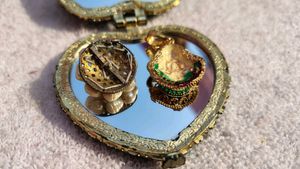 Antique Pendant Duo - Unique Vintage Charm