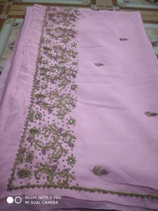 Pure Zardozi Work Vintage Saree