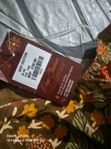 New With Tag Dhoti Style Dress Gown