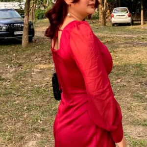 Kdrama Inspired Red Dress