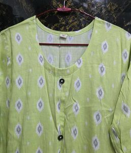 Ikkat Print Kurta