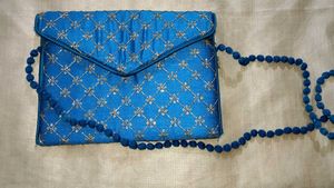Elegant Blue Clutch