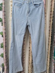 Light Wash Wide Leg Jeans