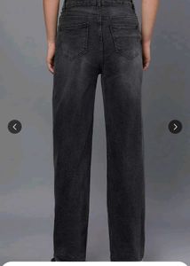 Wide Leg Black Jeans 32 waist