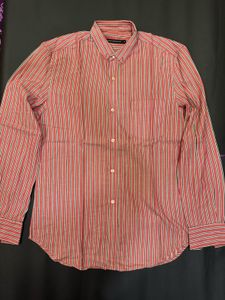 Striped Button-Down Shirt