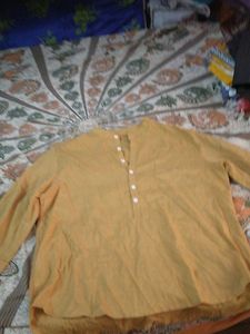 Mustard Button-Down Shirt