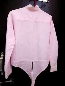 Strip Back Tie Shirt