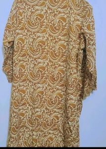 Musturd Printed Shrug For 32 Bust