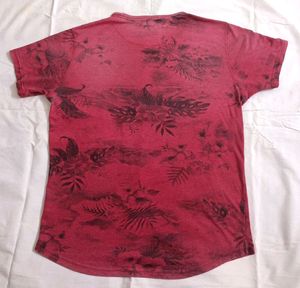 Red T-shirt For Men