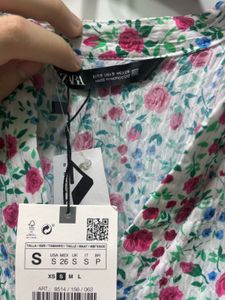Zara Floral Top Size s