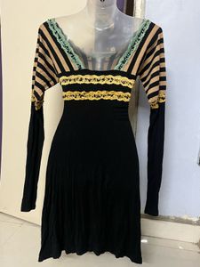 Korean Branded Pinterest Black One Piece