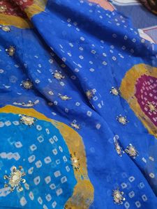 Elegant Blue Saree